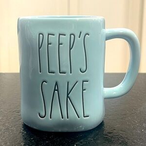 Rae Dunn Baby Blue “PEEPS SAKE”  Coffee Cup Mug Easter
